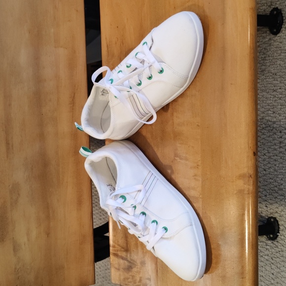 Vionic Beach Stinson white with multi color accents green eyelets size 10 - Picture 4 of 10